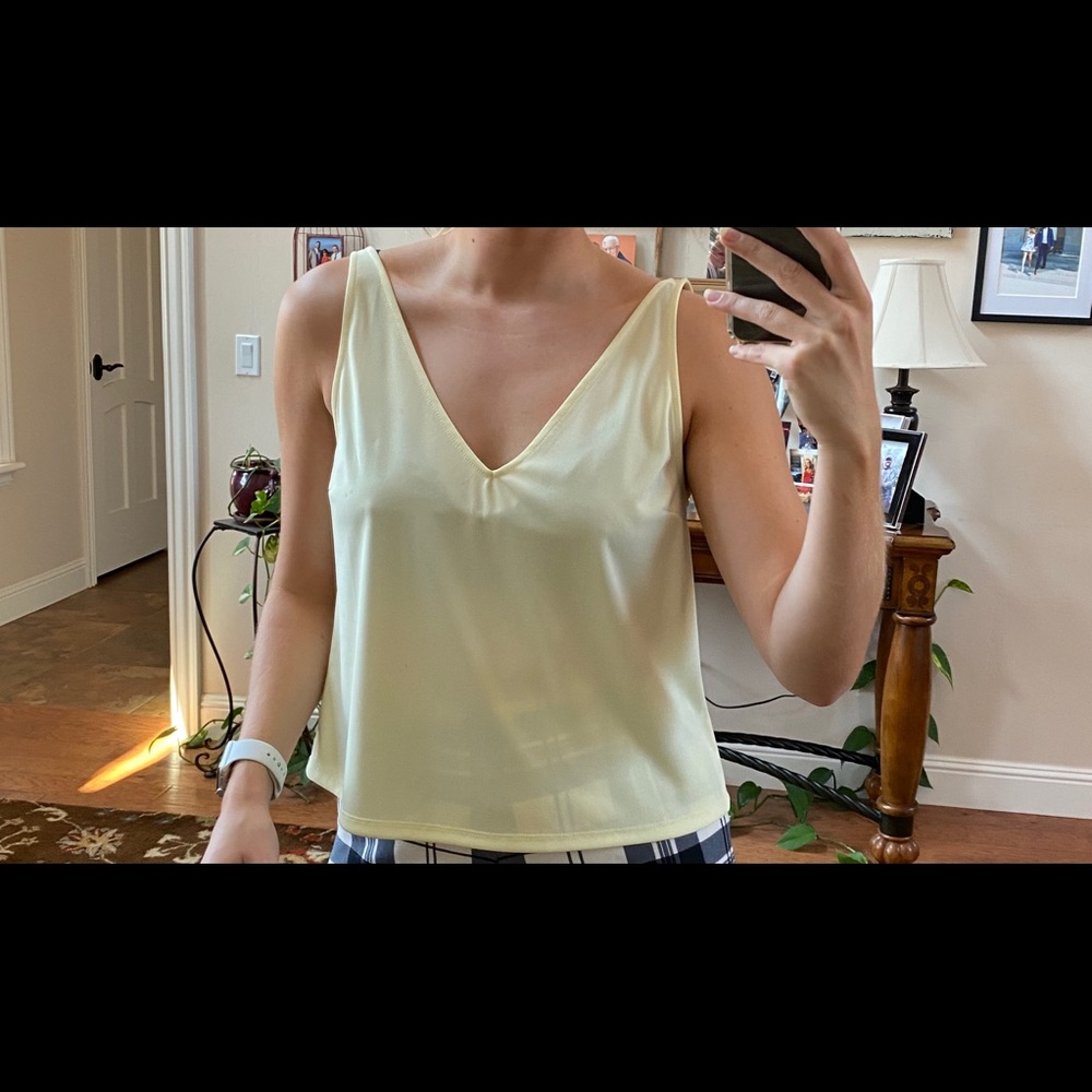 Leith Pastel Yellow Top